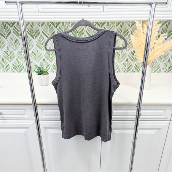 ⭐ Gray A New Day Tank Top⭐ - Picture 3 of 4